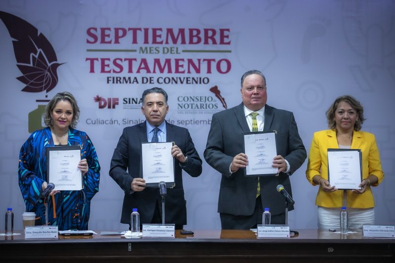 Del 1 de septiembre al 31 de diciembre, la campaña ‘Septiembre mes del testamento’, anuncia presidenta del DIF