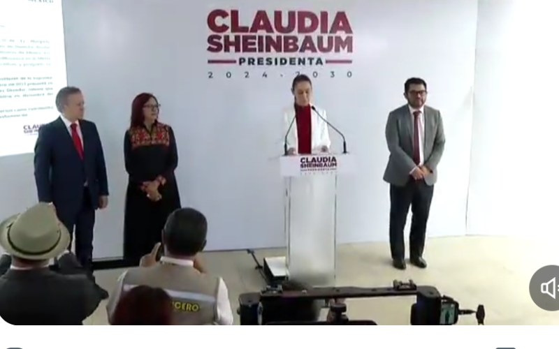 Nombra Claudia Sheinbaum cuatro nuevos integrantes de su gabinete